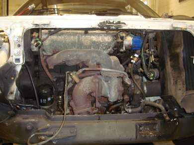 Lancia Delta Inegrale Motor-Umbau