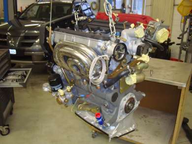 Lancia Delta Inegrale Motor-Umbau