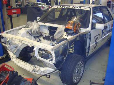 Lancia Delta Inegrale Motor-Umbau