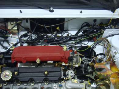 Lancia Delta Inegrale Motor-Umbau