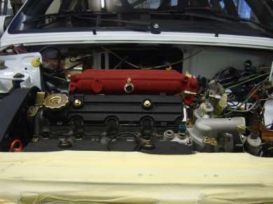 Lancia Delta Inegrale Motor-Umbau